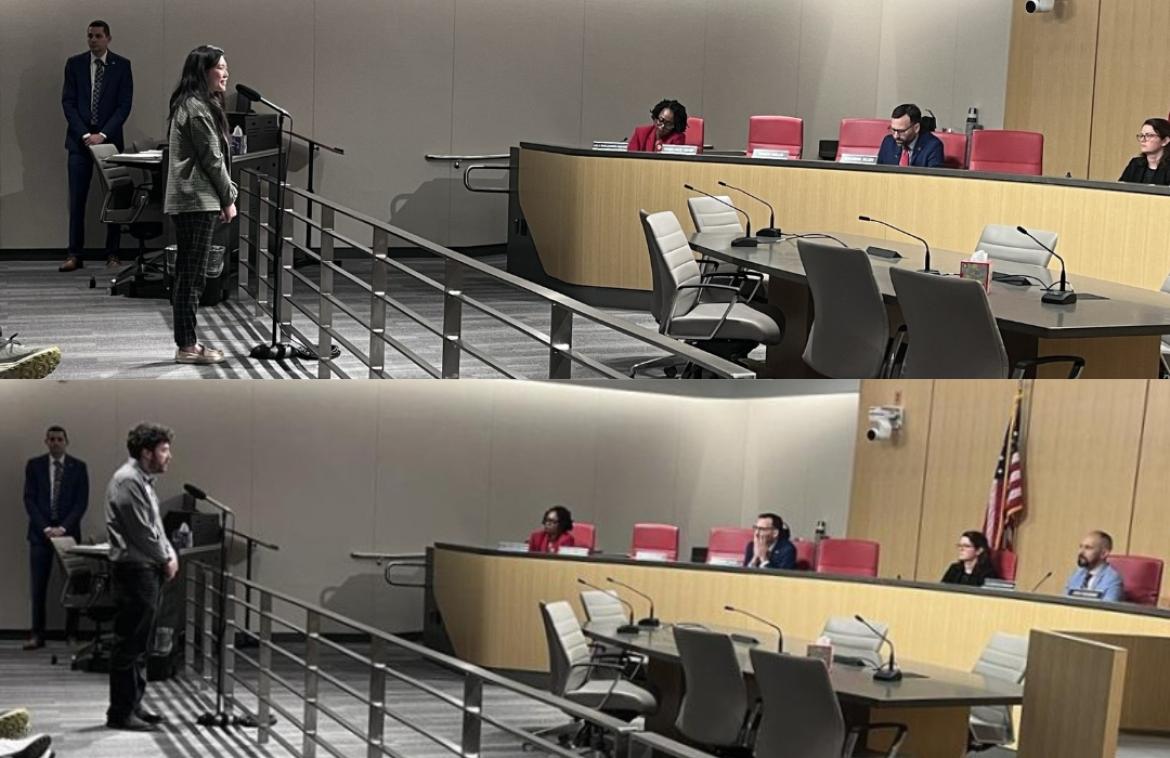 Annie Li and Anthony Rosario testifying