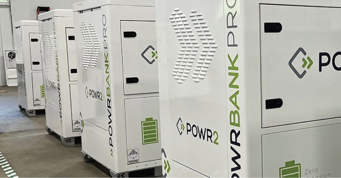 Figure 10: A grid charging station capable of recharging four 60 kw/120 kW POWR2 XPRO 60s simultaneously, in under four hours, requires a 400A per phase, 208 V 3-phase service.