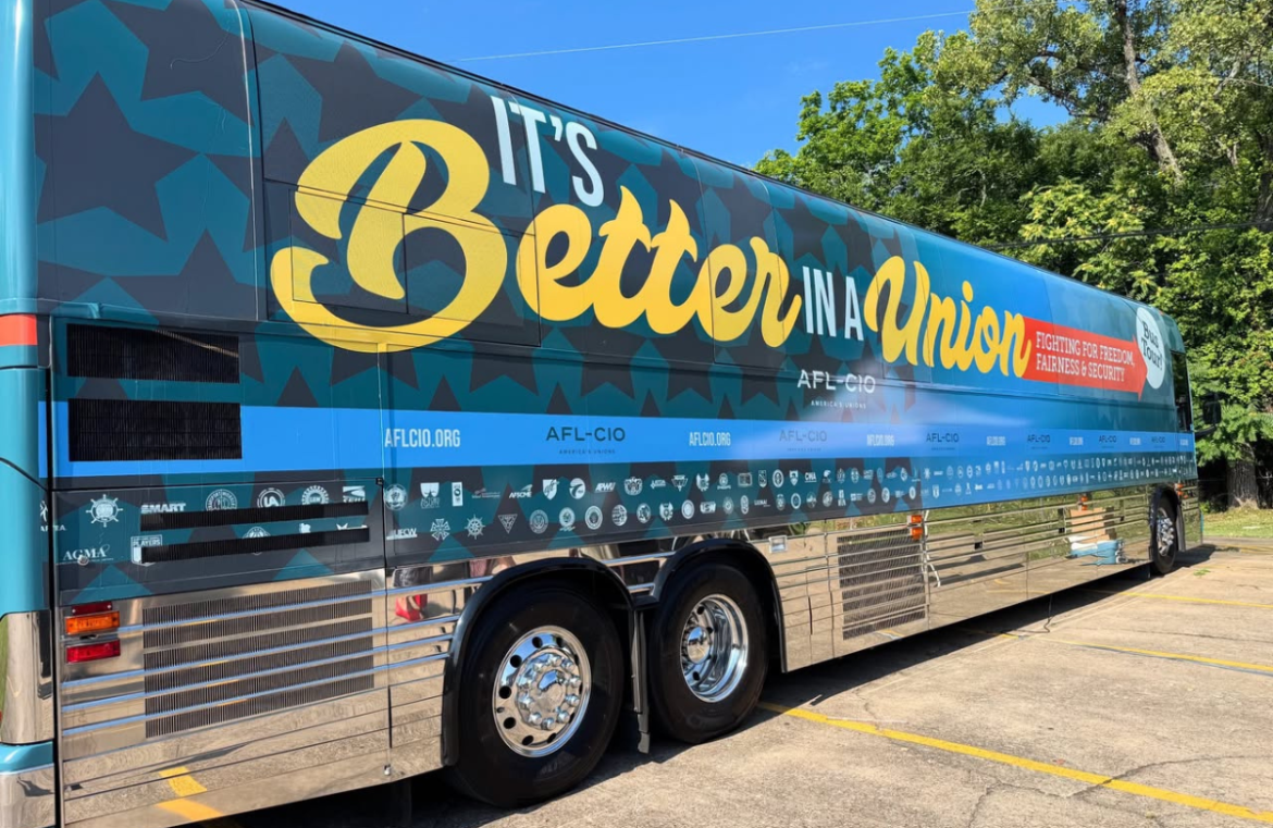 AFL-CIO bus