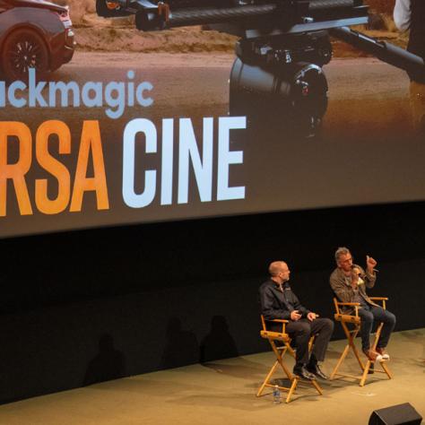Blackmagic's URSA Cine panel, featuring Local 600 Director of Photography Vance Burberry, ASC.