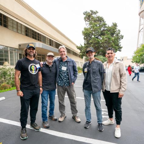 Local 600's panel featured (L-R) Dominic Barolone, SOC, Michael Chambliss (moderator), Chriss Haarhoff, SOC, Roberto Schaefer, ASC, AIC, and Abraham Martinez.