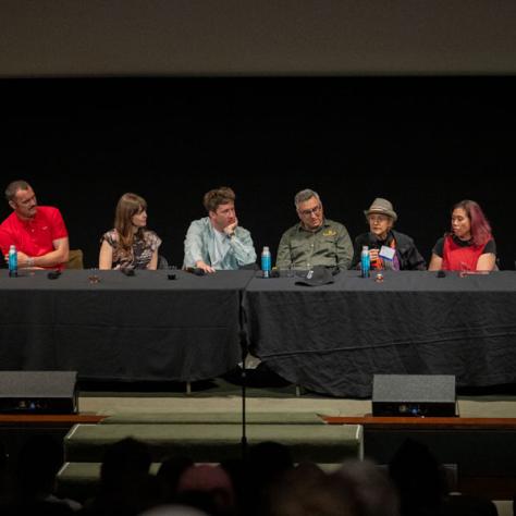 The ASC's "Dialogue with ASC Cinematographers" panel, featuring Local 600 Directors of Photography Jeffrey Jur, ASC, Edu Grau, ASC, Alice Brooks, ASC, Adam Bricker, ASC, George Mooradian, ASC, Nancy Schreiber, ASC, Sandra Valde-Hansen, ASC, LPS, and Sam McCurdy, ASC, BSC.