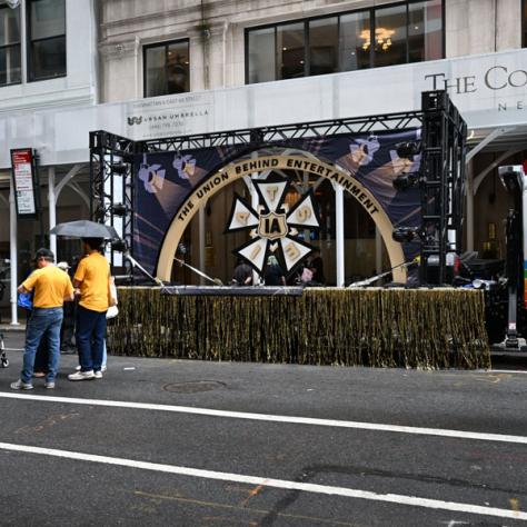 Labor Day parade float. 