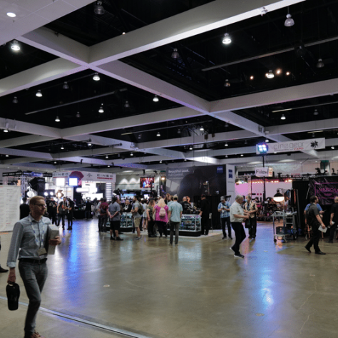 Indoor view of expo. 