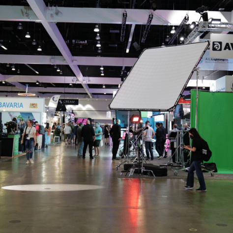Indoor view of expo. 