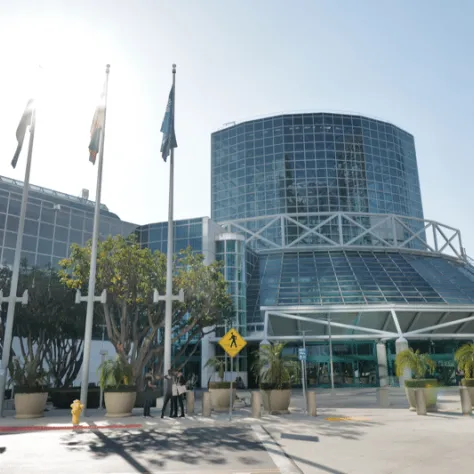 Street view of Los Angeles Convention Center.
