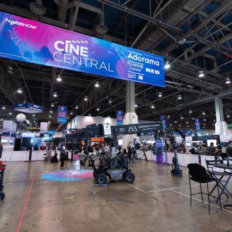 Local 600's panels on sustainability and safety took place at Cine Central, located in the Central Hall at NAB Show.