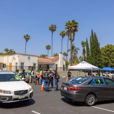 Outside view of event. 