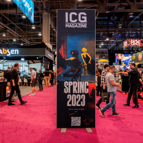 ICG Spring 2023 banner in exhibit call. 