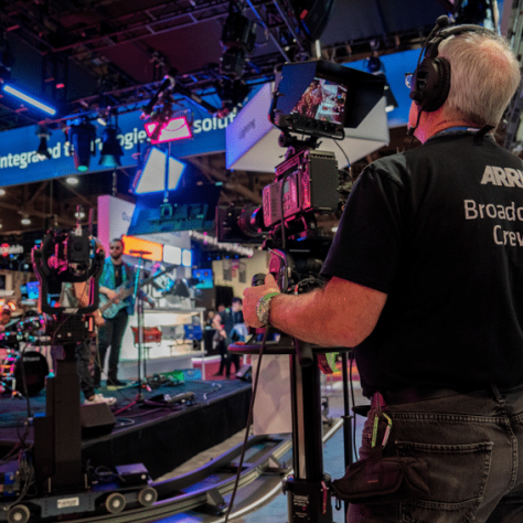 Man behind camera. 
