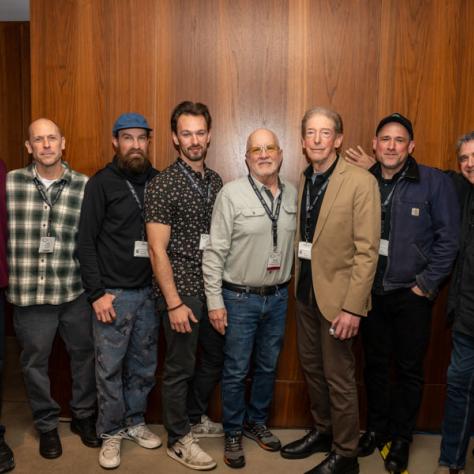 Terrence Burke, Todd Armitage, Matthew Pebler, SOC, Joe Blodgett, moderator Michael Chambliss, Fred Elmes, ASC, Alan Mehlbrech, SOC, and Frank DeMarco, ASC.