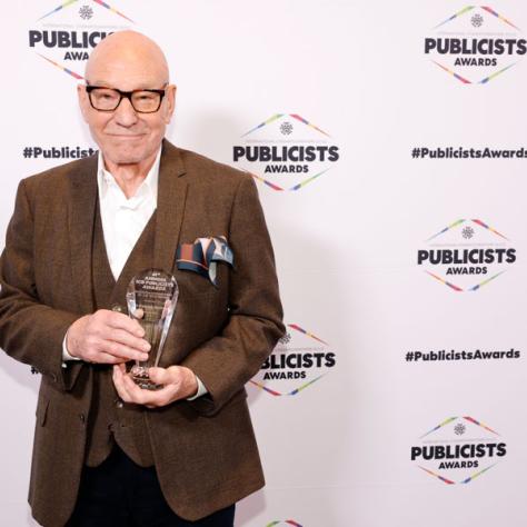 Sir Patrick Stewart, Television Showperson of the Year Award recipient (Photo by: Trae Patton/ICG)