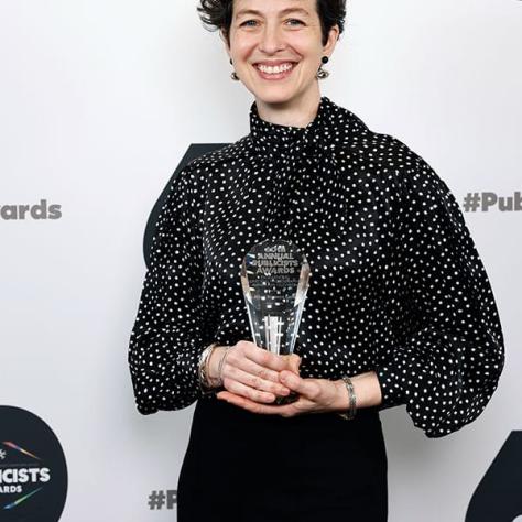 ICG PUBLICISTS AWARDS - Pictured:Hillary Bronwyn Gayle, Excellence in Unit Still Photography Award - Television at the Beverly Hilton on March 10, 2023 - (Photo by: Trae Patton)