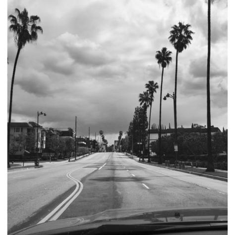 Eventually I got out for a drive. Wilshire Boulevard. Wednesday April 8, 2020. (Approx. 3pm)